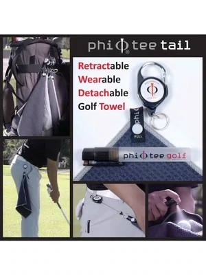 Phi Tee Tail Golf Towel