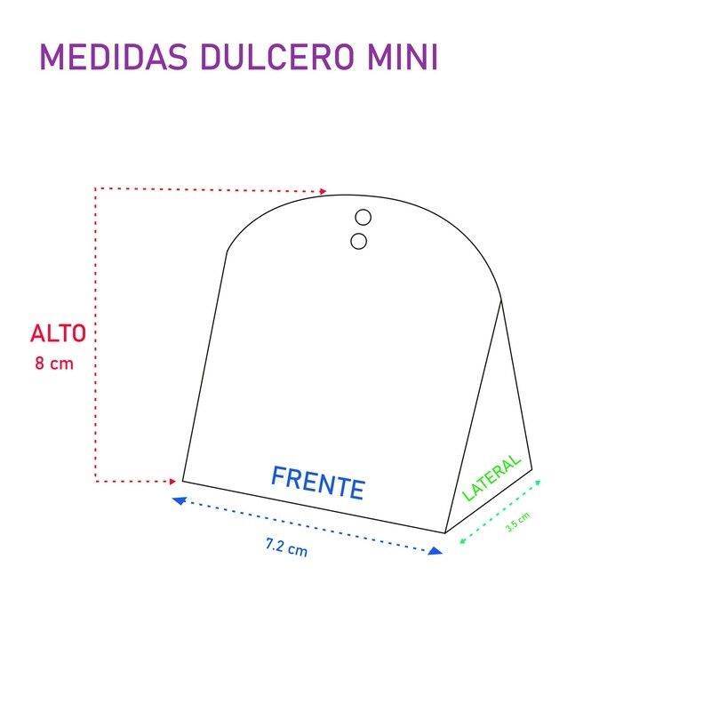 Dulcero Mini - Personalizado 10 piezas