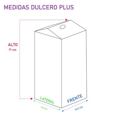 Dulcero Plus mediano - Personalizado 10 piezas
