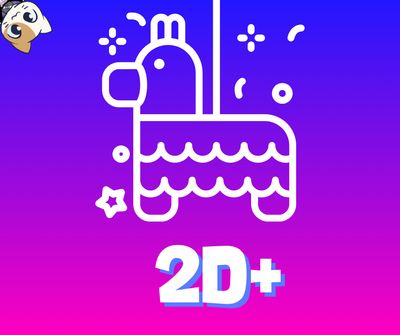 Piñata personalizada 2D Plus