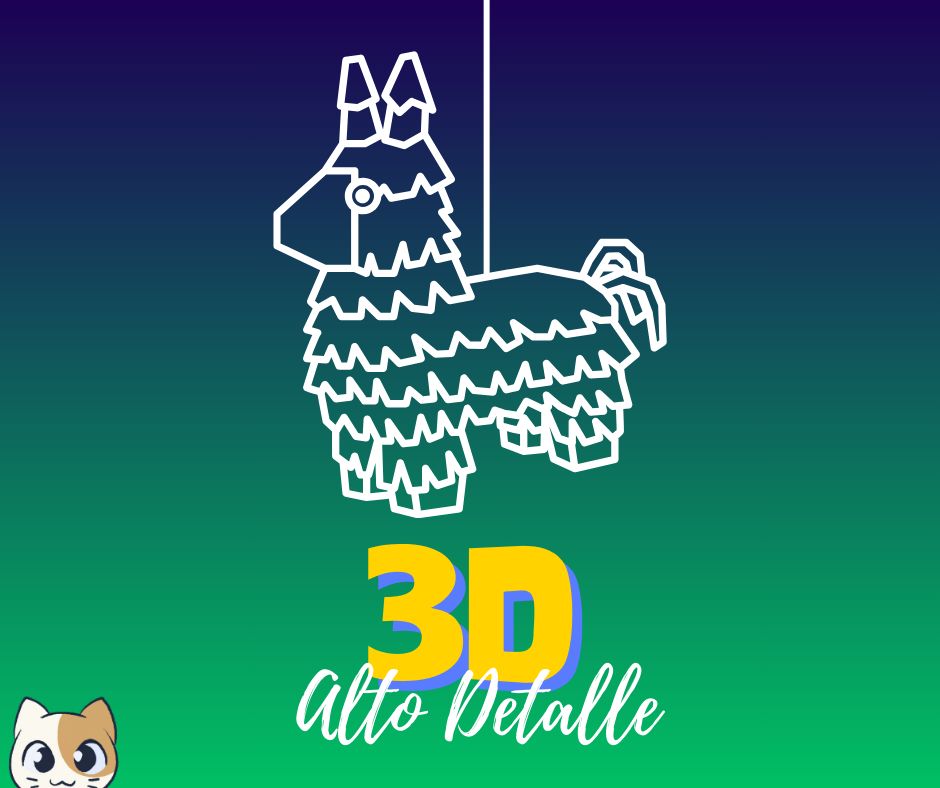 Piñata personalizada 3D Alto detalle