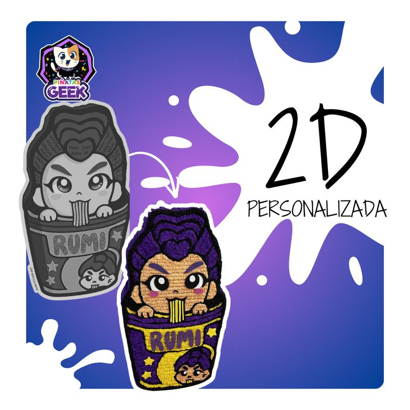 Piñata personalizada 2D