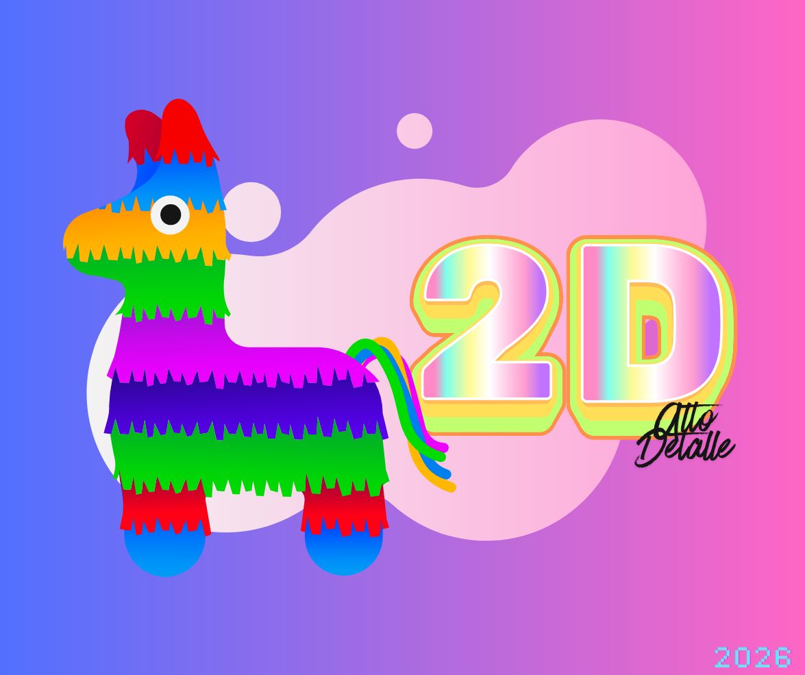 Piñata personalizada 2D Alto Detalle