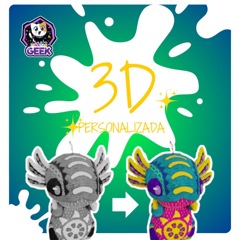 Piñata personalizada 3D ALTO DETALLE