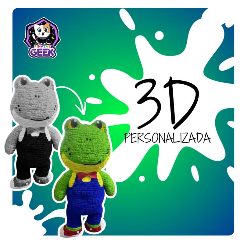 Piñata personalizada 3D