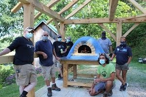 OUTDOOR EARTHEN BAKE OVEN