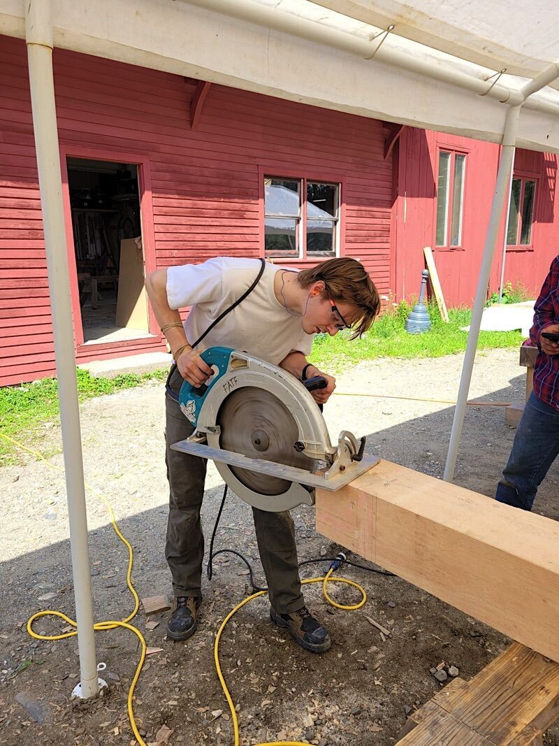 TIMBER FRAMING WITH POWER TOOLS May 3-8, 2026 TIMBER FRAMING WITH POWER TOOLS May 3-8, 2026
