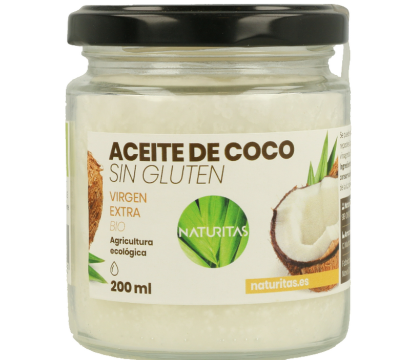 ACEITE DE COCO BIO SIN GLUTEN                          200ml                         Naturitas Essentials