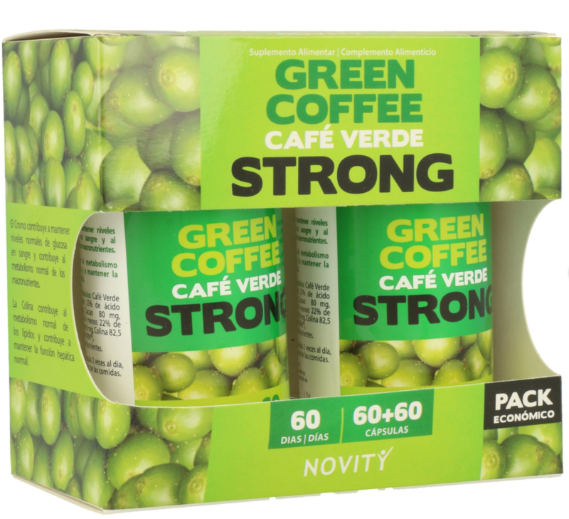 CAFE VERDE STRONG         60 + 60 cápsulas                    Novity
