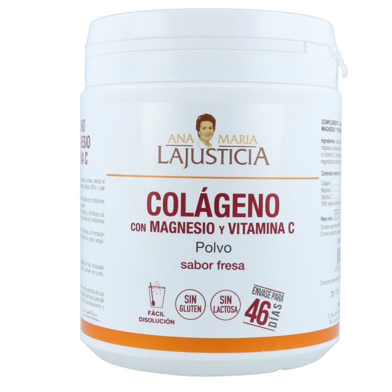 COLÁGENO CON MAGNESIO Y VITAMINA C    350g. Ana Maria Lajusticia