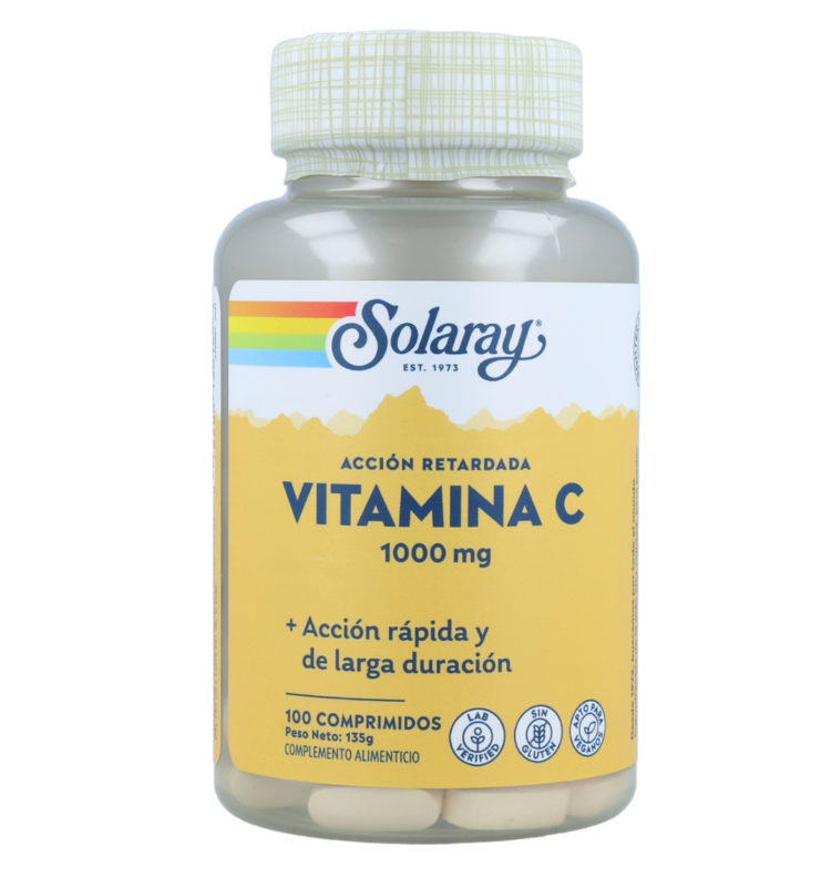 VITAMINA C                      100 comprimidos               Solaray