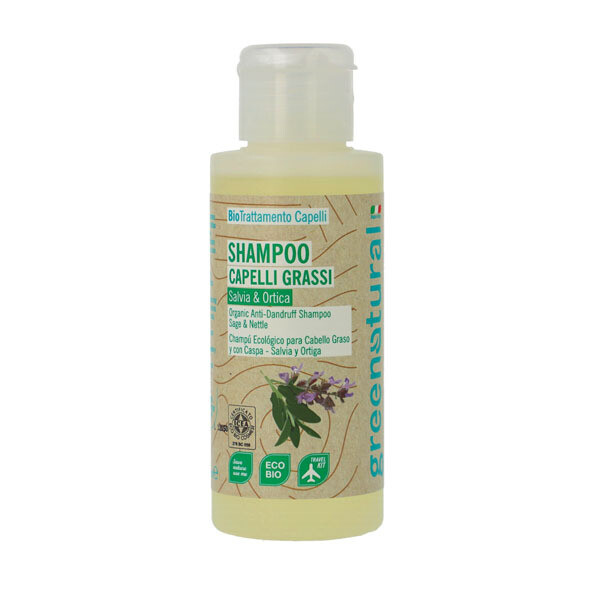 ** NEW 2021 ** CHAMPU CABELLO GRASO o CASPA SALVIA Y ORTIGA – 100 ML