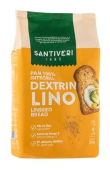 PAN DEXTRIN CON SEMILLAS DE LINO - 300 g