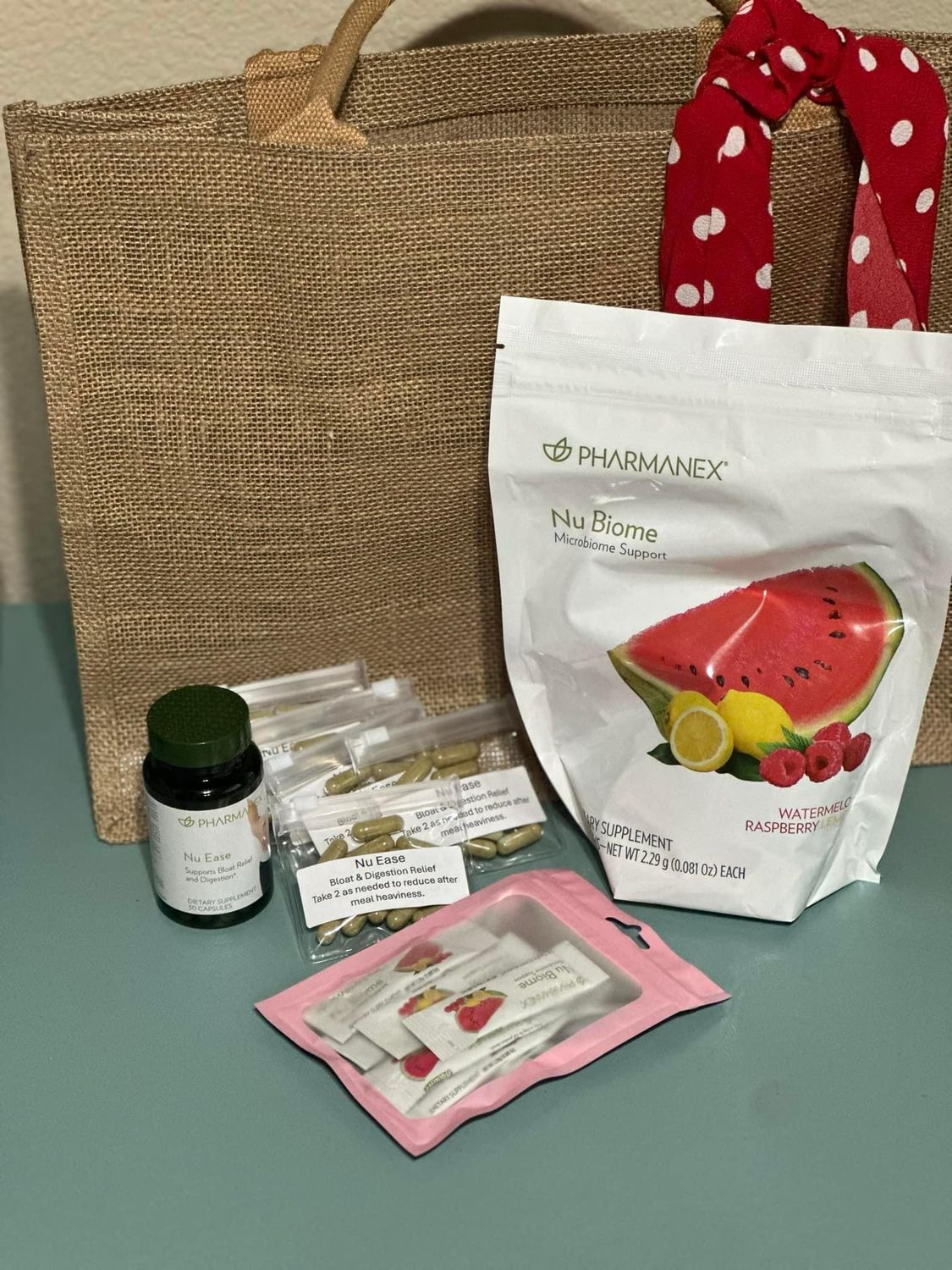 Nu Biome/Nu Ease Sample Pack Tote