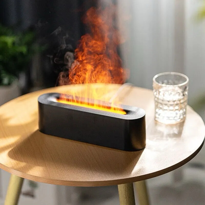 Aroma Therapy Humidifier and Oils Multicolor