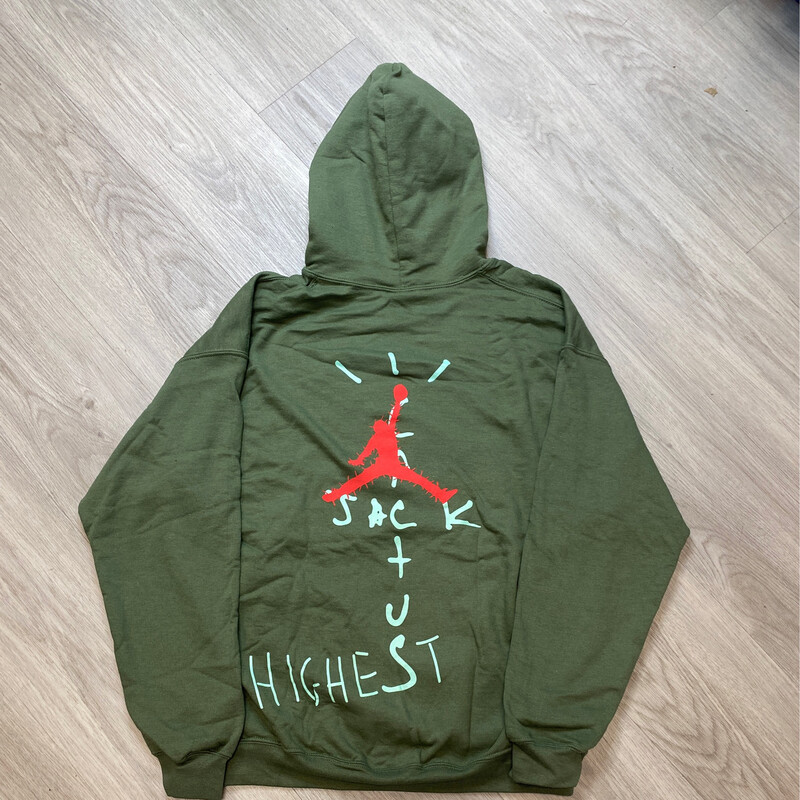 Travis Hoodie Olive (L)