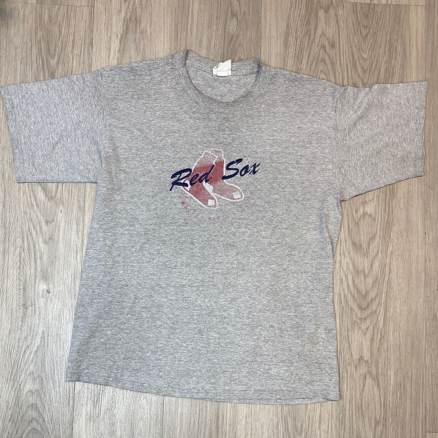 RED SOX GREY TEE (XL/L)