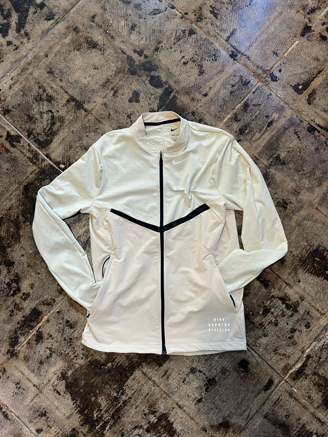 NIKE CREAM ZIP UP SZ.S