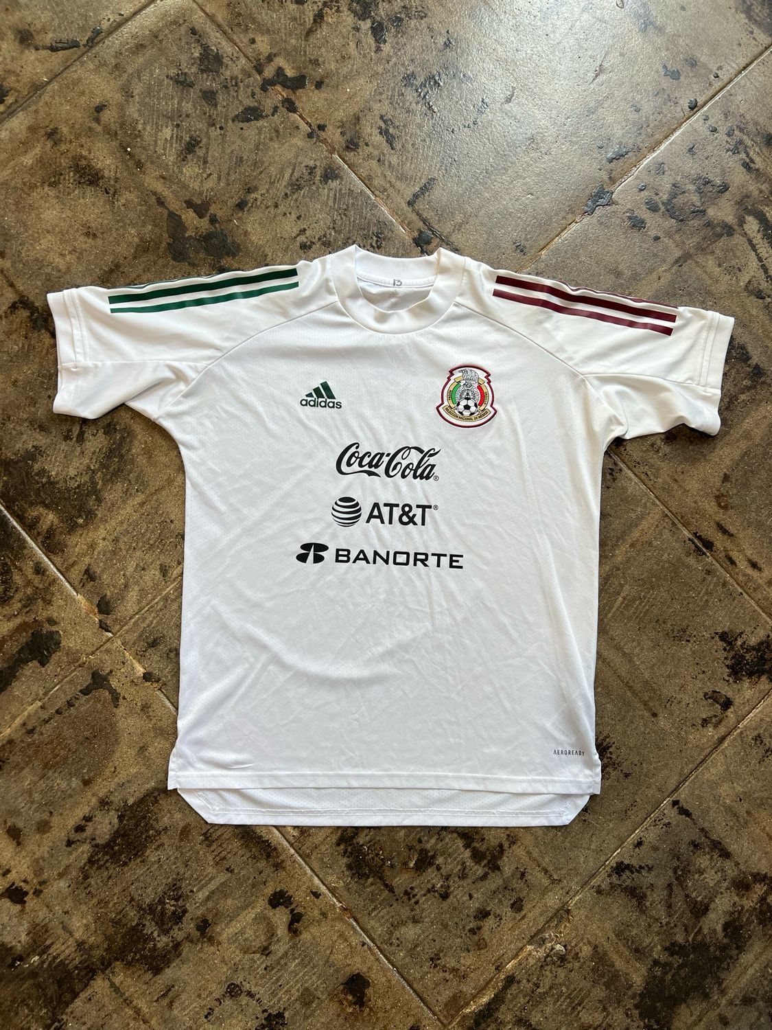 MEXICO WHITE JERSEY SZ.M
