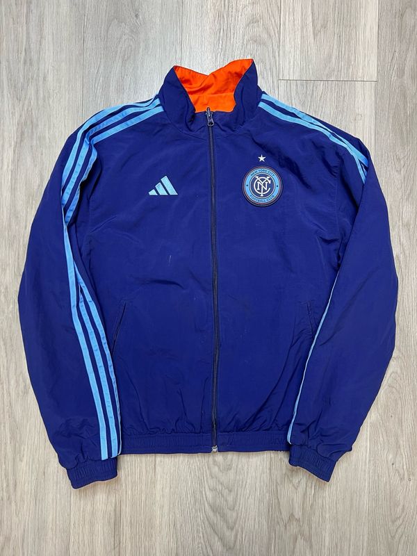 ADIDAS NYFC REVERSABLE ZIPUP SZ: L