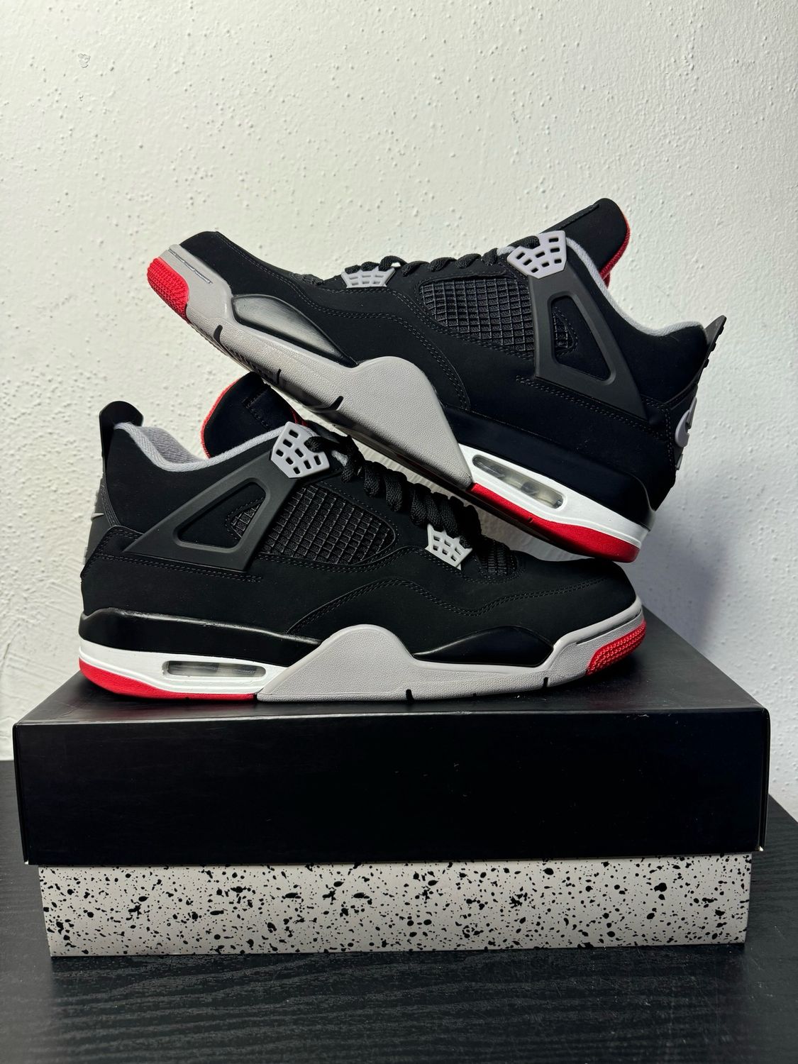 JORDAN 4 BRED(2019) (USED) SIZE:12