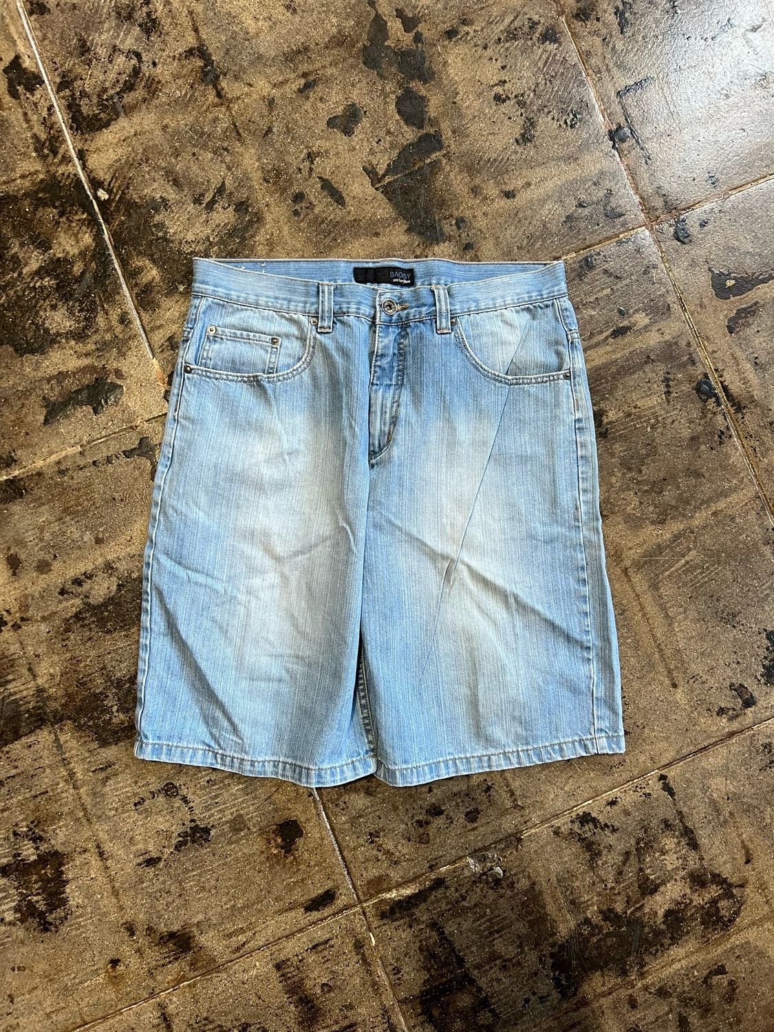 ANCHOR BLUE BAGGY JORTS SZ: 36