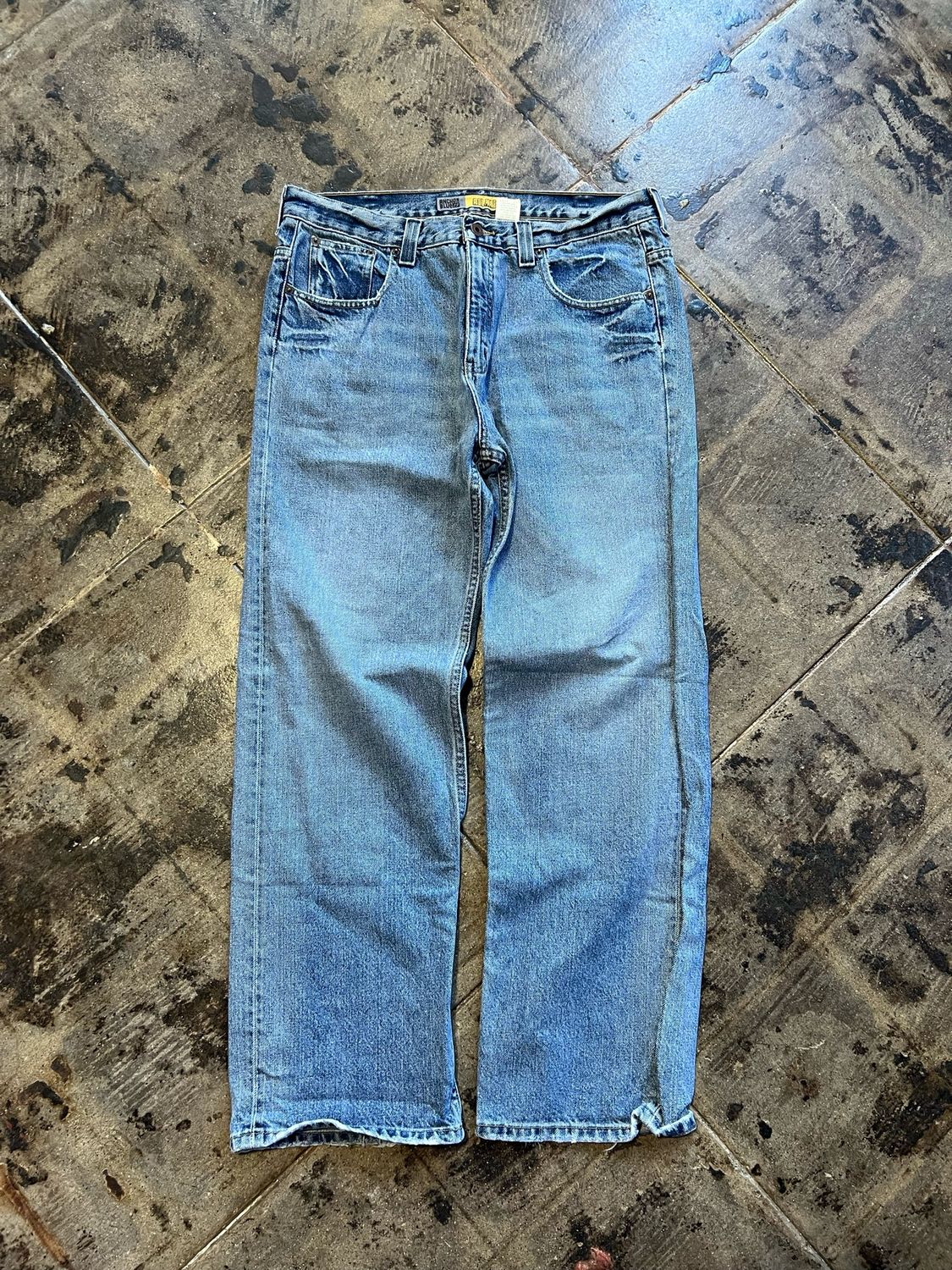 ANCHOR BLUE RELAXED JEANS SZ: 34X30