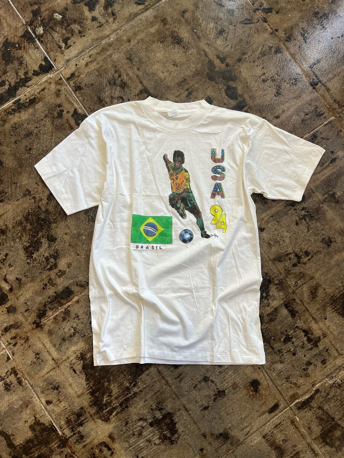 BRASIL USA 94&#39; TEE SZ: XL