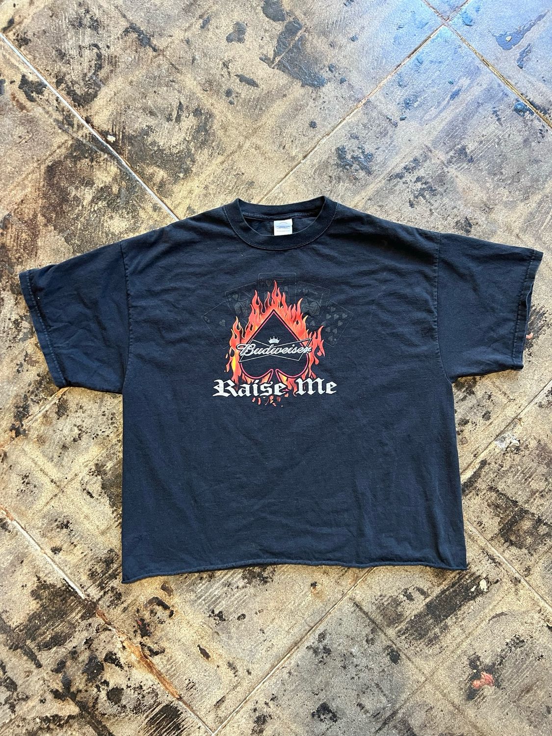 BUDWEISER RAISE ME TEE SZ: L