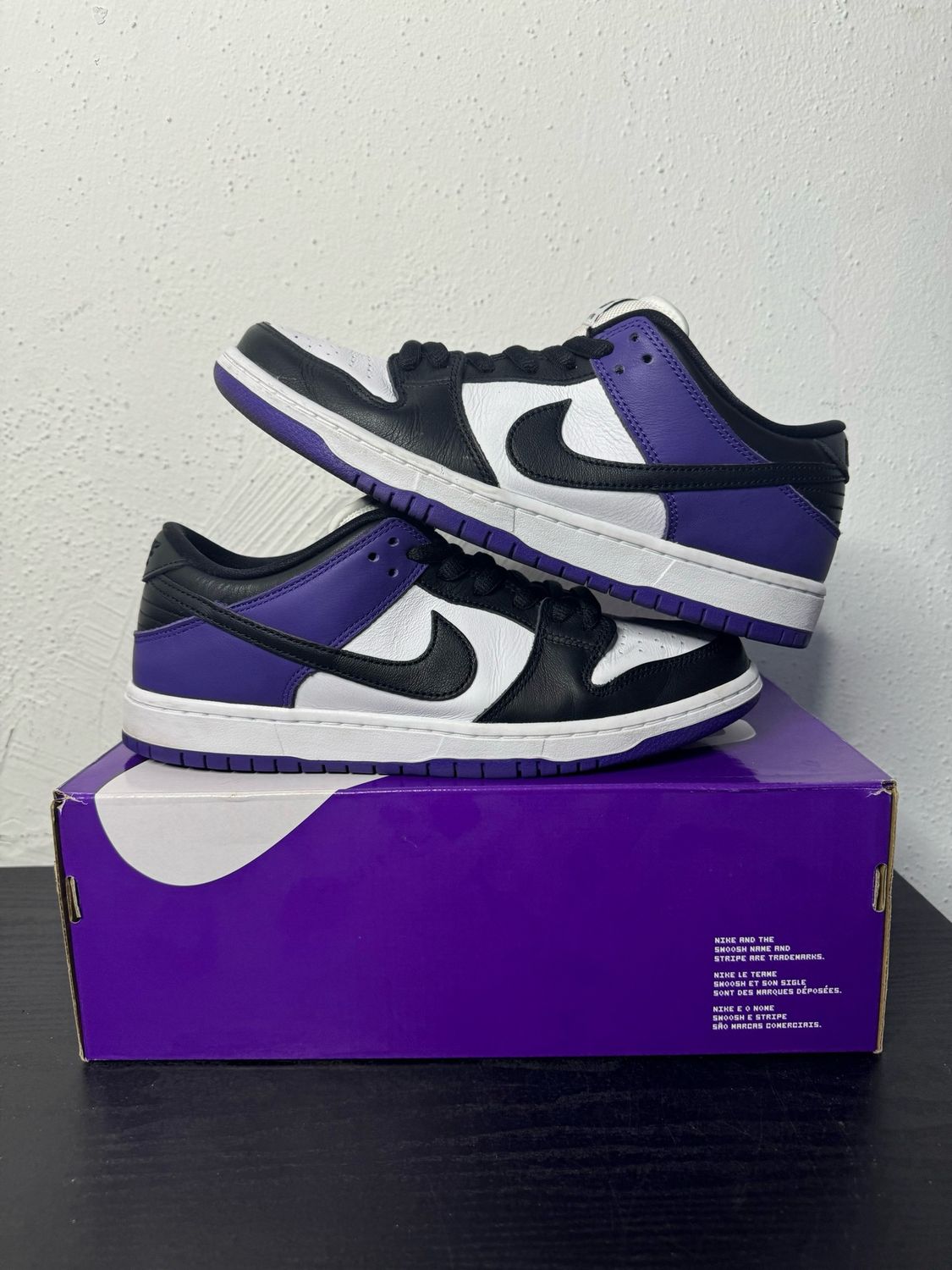 DUNK LOW SB COURT PURPLE (USED) SIZE: 9.5