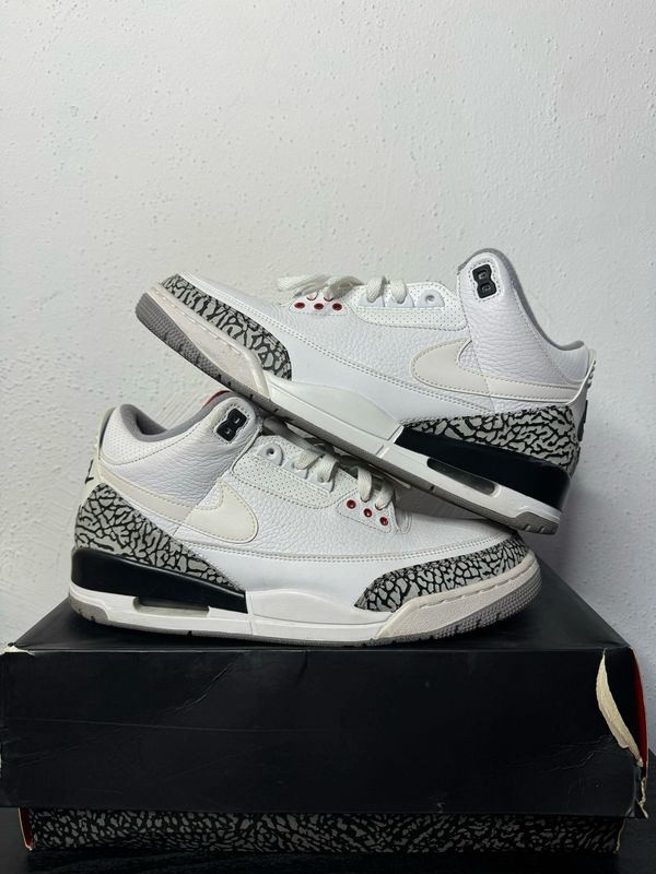 JORDAN 3 JTH WHITE CEMENT (USED)