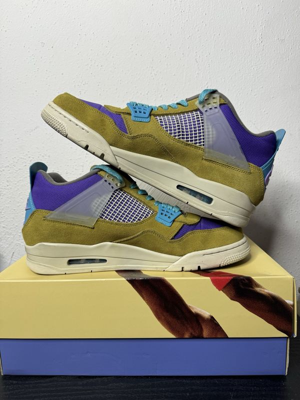 JORDAN 4 UNION DESERT MOSS (USED) SIZE:13