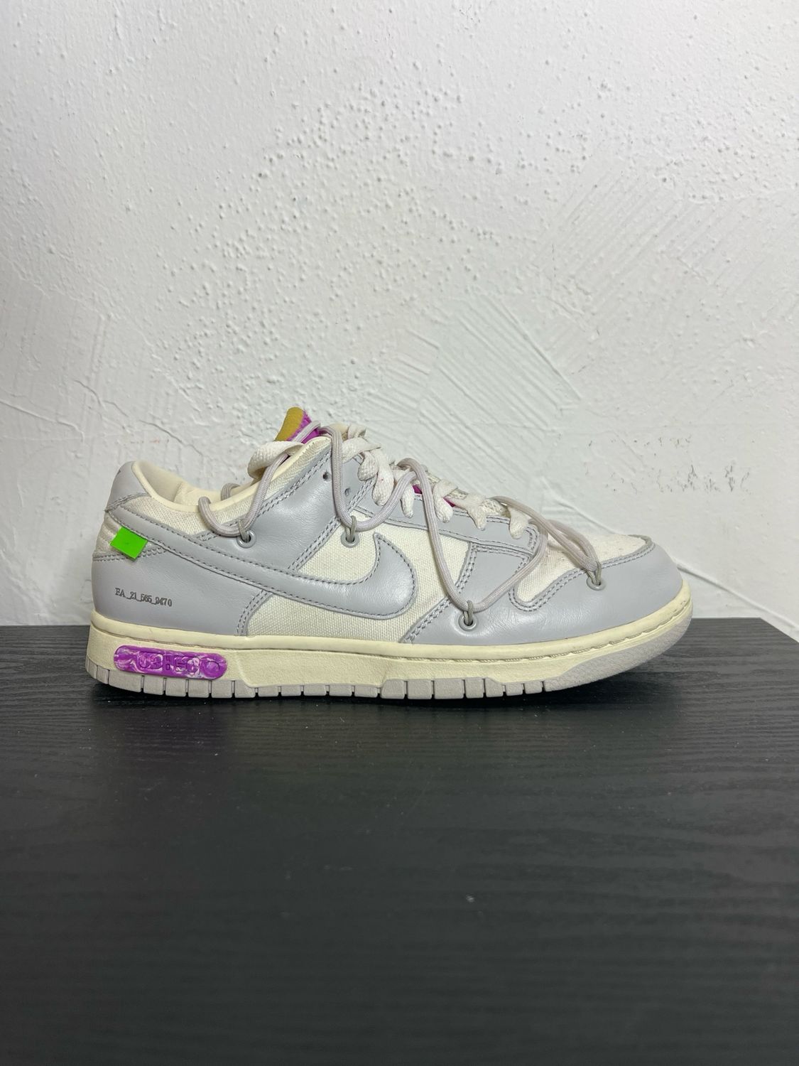NIKE DUNK LOW OFF WHITE LOT 3 SZ: 8 (MEN) (USED)