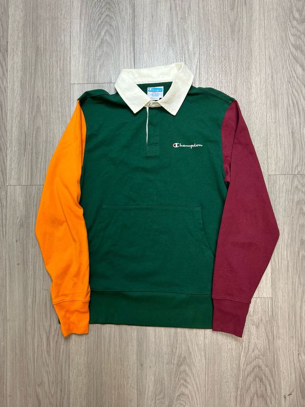 CHAMPION MUTICOLOR CREWNECK SIZE:SMALL