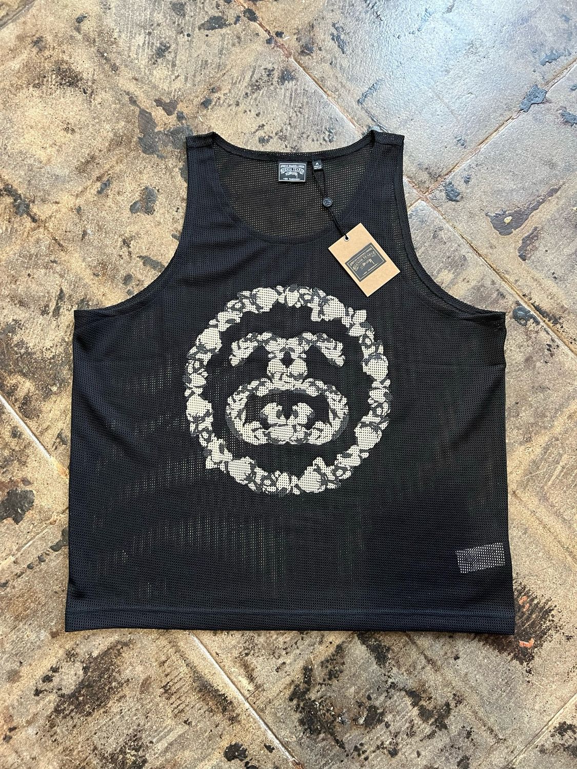 DENIM TEARS X STUSSY TANK SZ.M