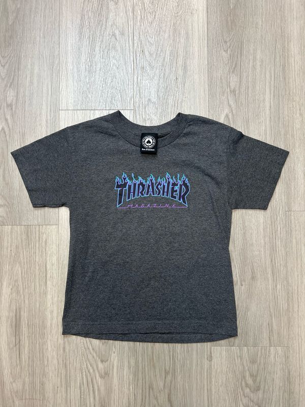 THRASHER TEE SZ: KIDS S