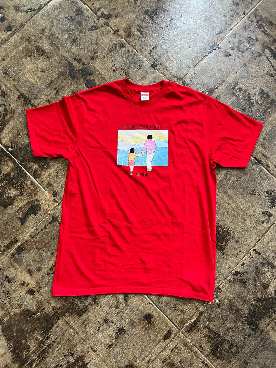 SUPREME HEAVEN AND EARTH TEE SZ.L