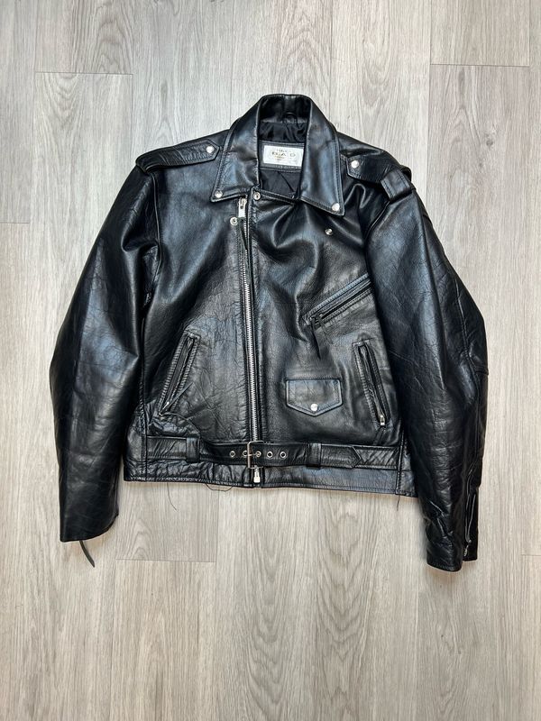 RIP&#39;S BAD RIDEIX LEATHER JACKET SZ: LARGE