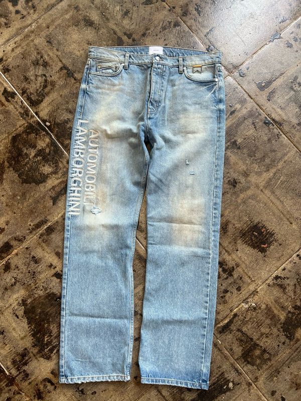 RHUDE LAMBORGHINI JEANS SIZE: 34x32