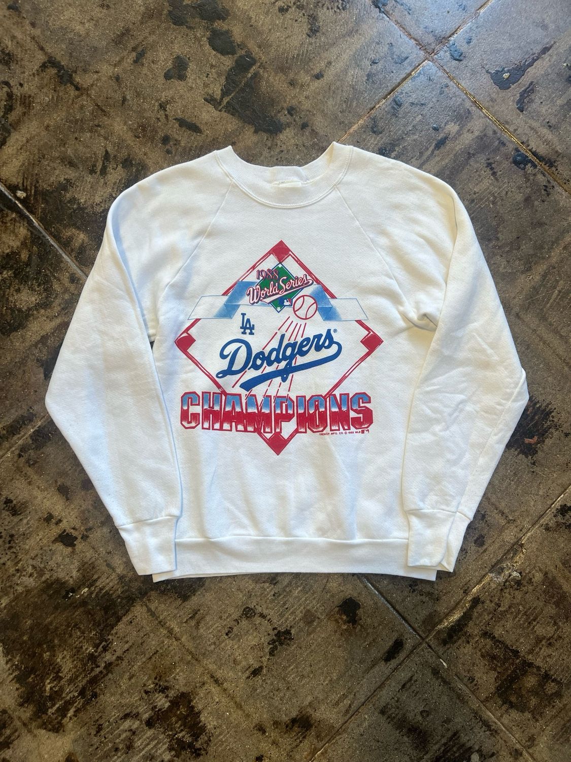 DODGERS CHAMPION CREWNECK SZ.SMALL