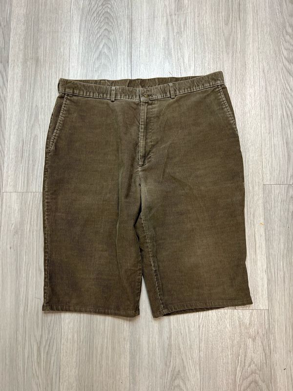 HAGGER CORDUROY JORTS SZ: 38&quot;