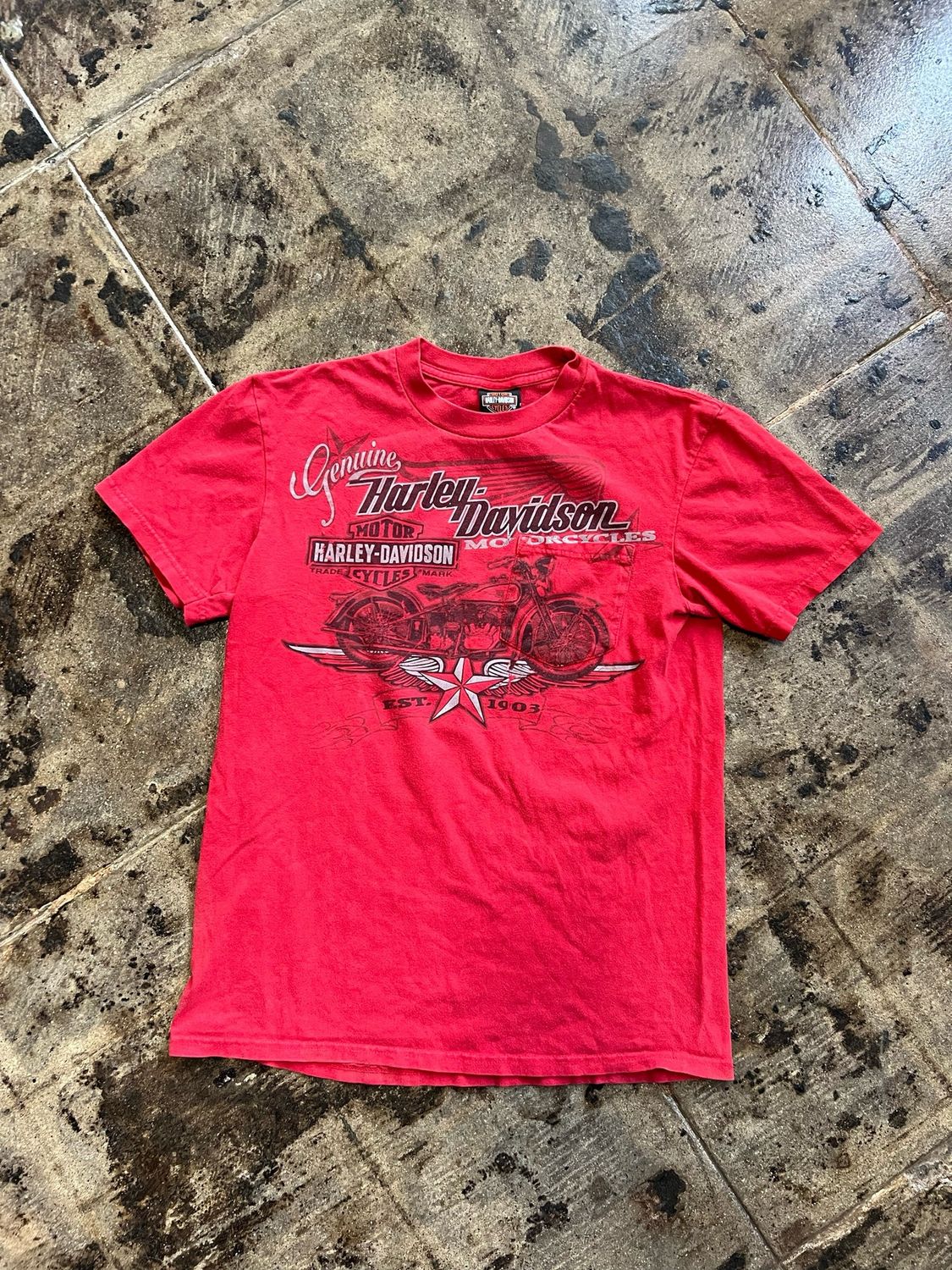 HARLEY DAVIDSON TEE SZ: S