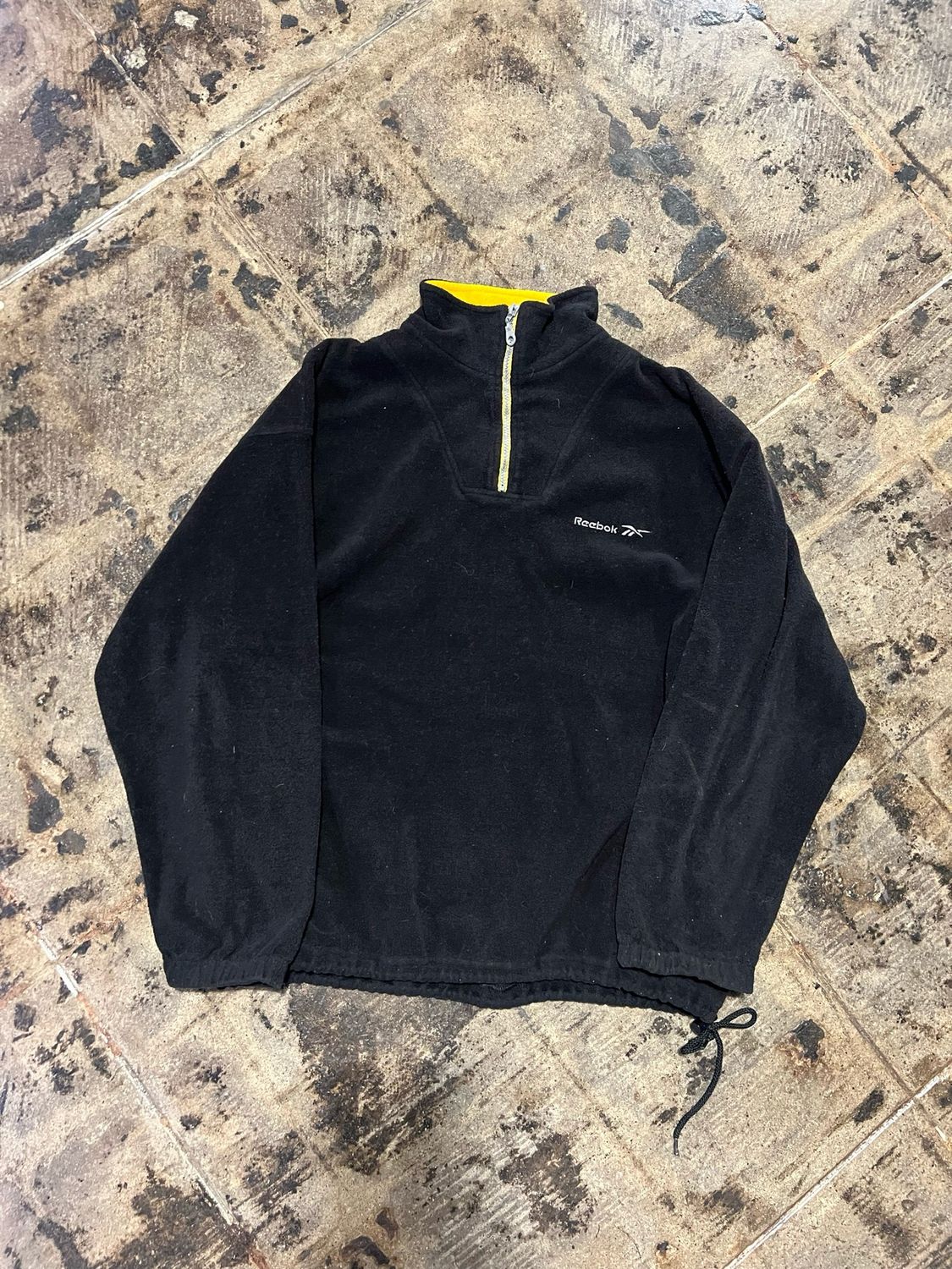 REEBOK FLEECE QUARTER ZIP SIZE: L