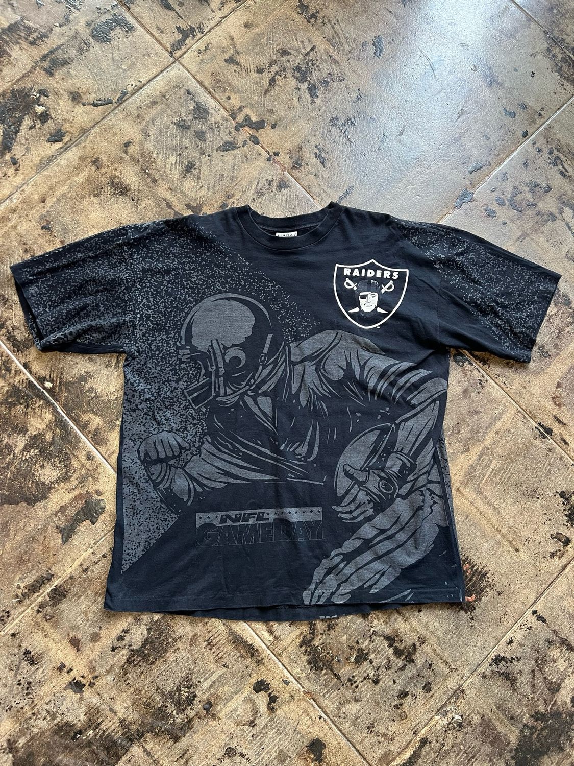 RAIDERS AOP TEE SIZE:XL