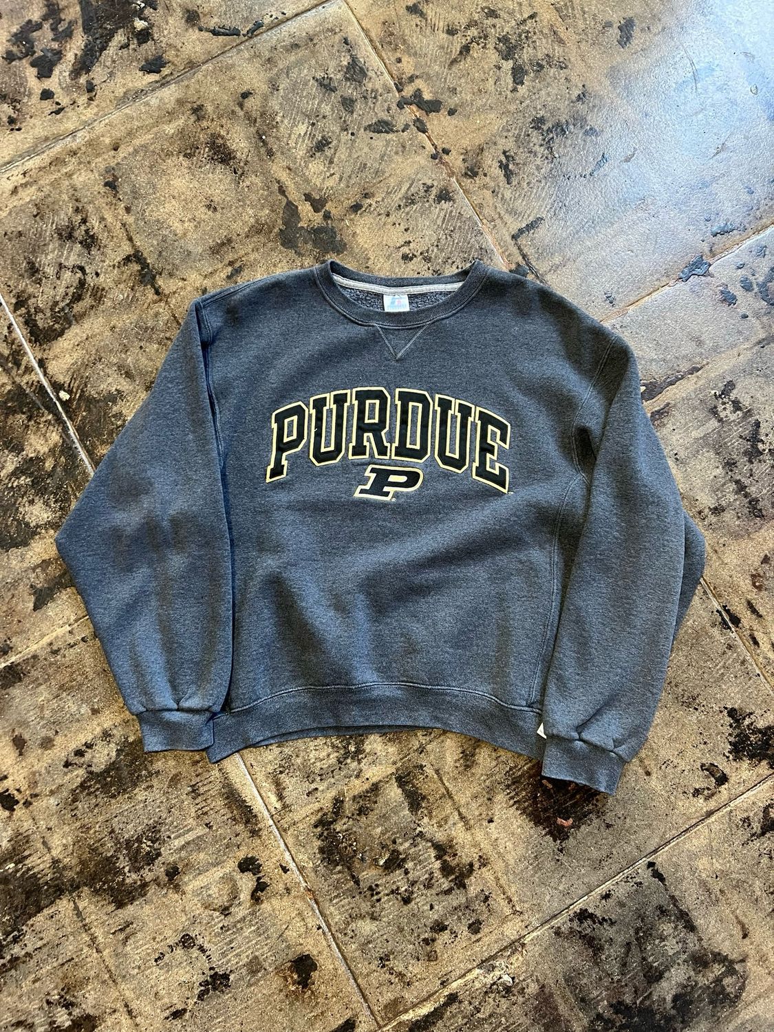 PURDUE CREWNECK SZ: MED