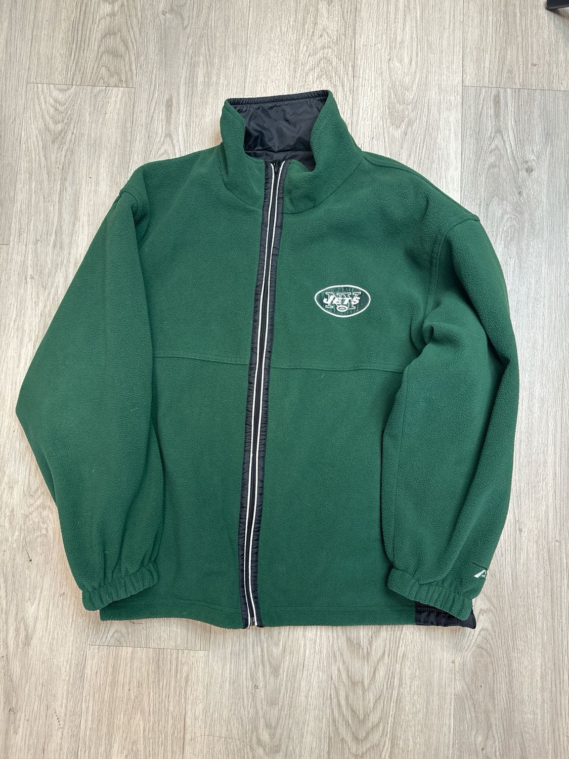 NY JETS REVERSIBLE JACKET SIZE: L