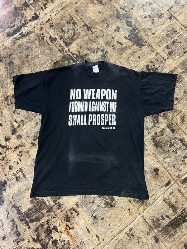 NO WEAPON FORMED AGAINST TEE SZ: XL
