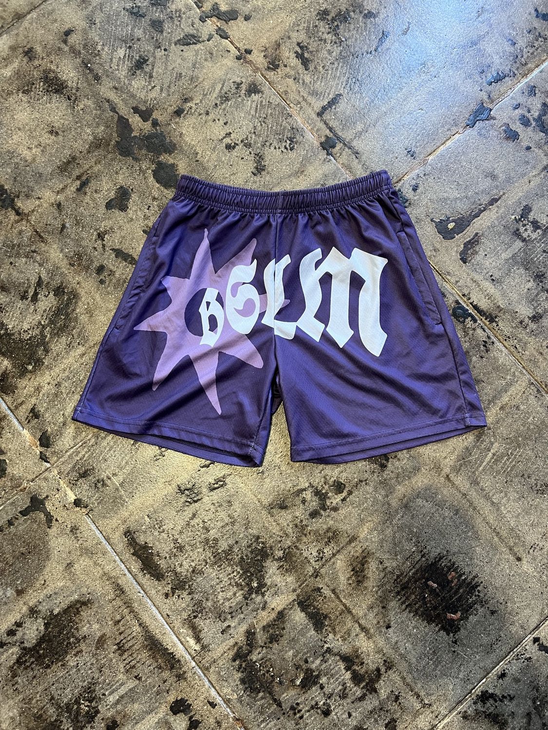 BSLM PURPLE SHORTS SIZE:S
