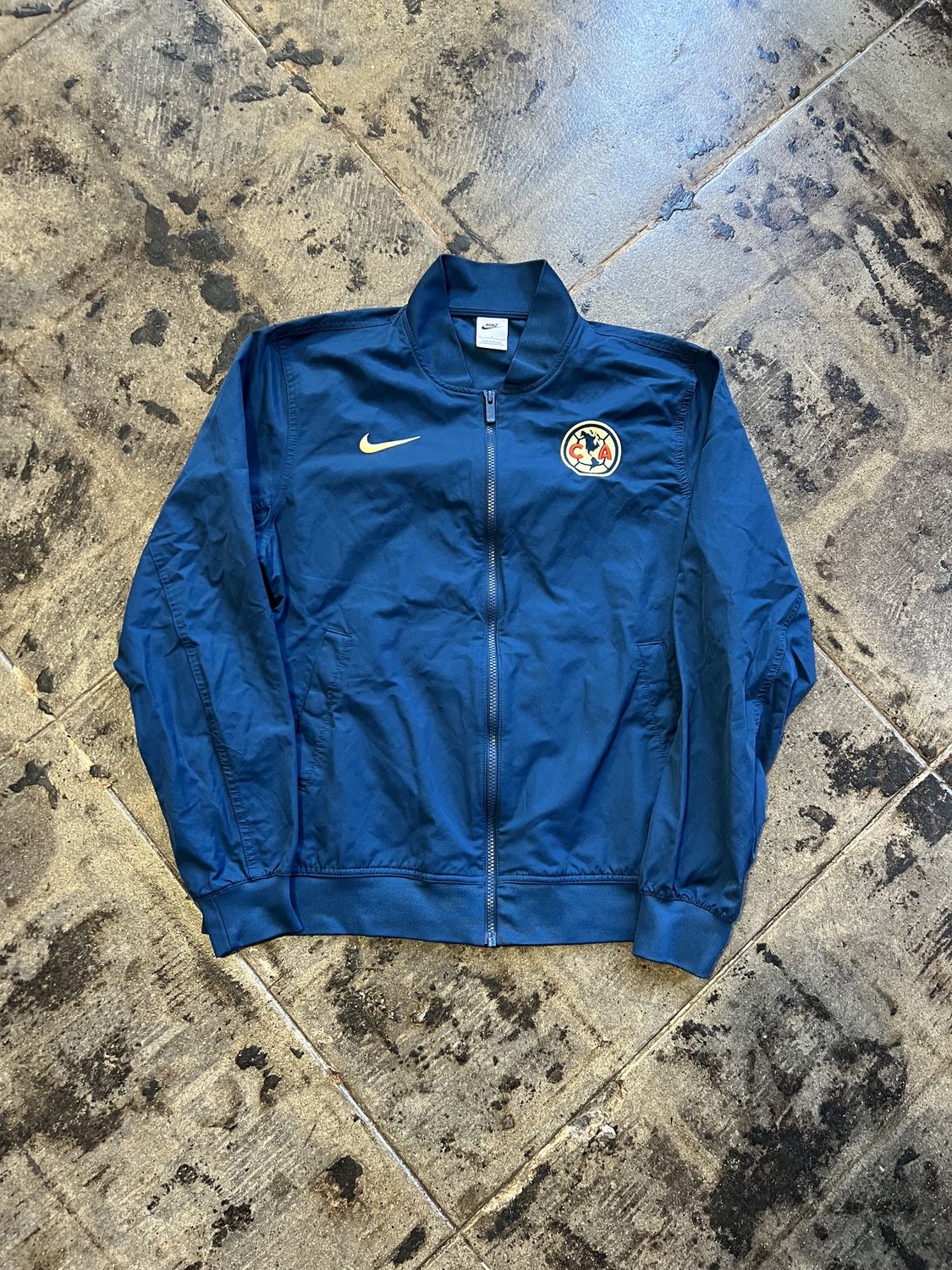 NIKE AMERICA BLUE ZIP UP SZ.M