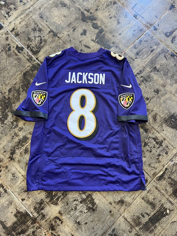 NFL RAVENS #8 JACKSON JERSEY SIZE:XL